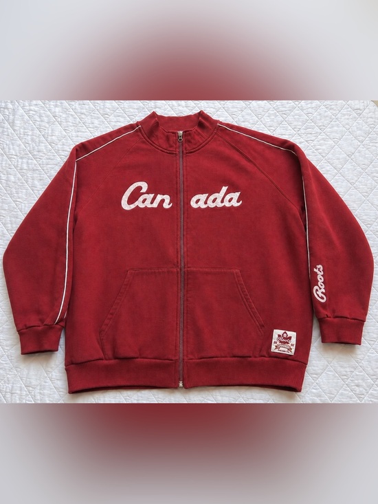 Roots Other - Vintage Roots 2002 Olympics Team Canada Full Zip Jacket XXL Burgundy